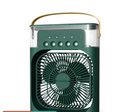 Portable Humidifier Fan Air Conditioners USB Electric Fan LED Night Light Water Mist  1