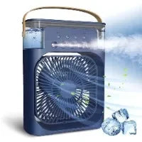 Portable Humidifier Fan Air Conditioners USB Electric Fan LED Night Light Water Mist  1