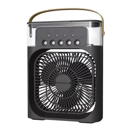 Portable Humidifier Fan Air Conditioners USB Electric Fan LED Night Light Water Mist  1